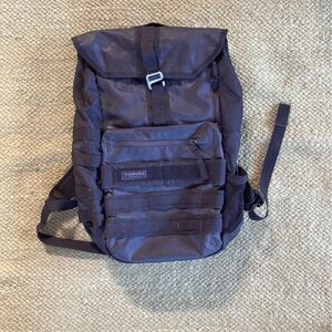 TIMBUK2 Weatherproof Backpack Black Velcro clasp closure